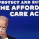 Biden, affordable care act, Obamacare