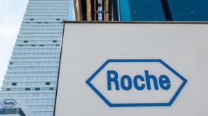 Roche building logo sign