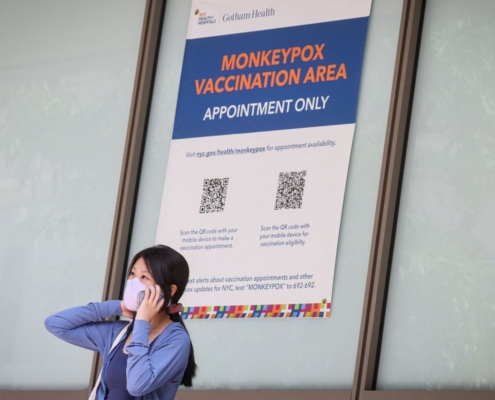 monkeypox vaccination station