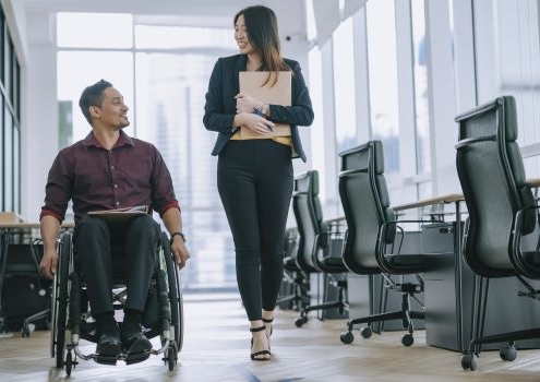 Wheelchair, office, disability