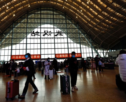 China railroad station