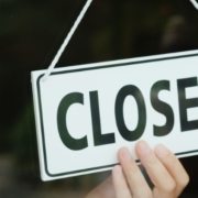 Closed sign